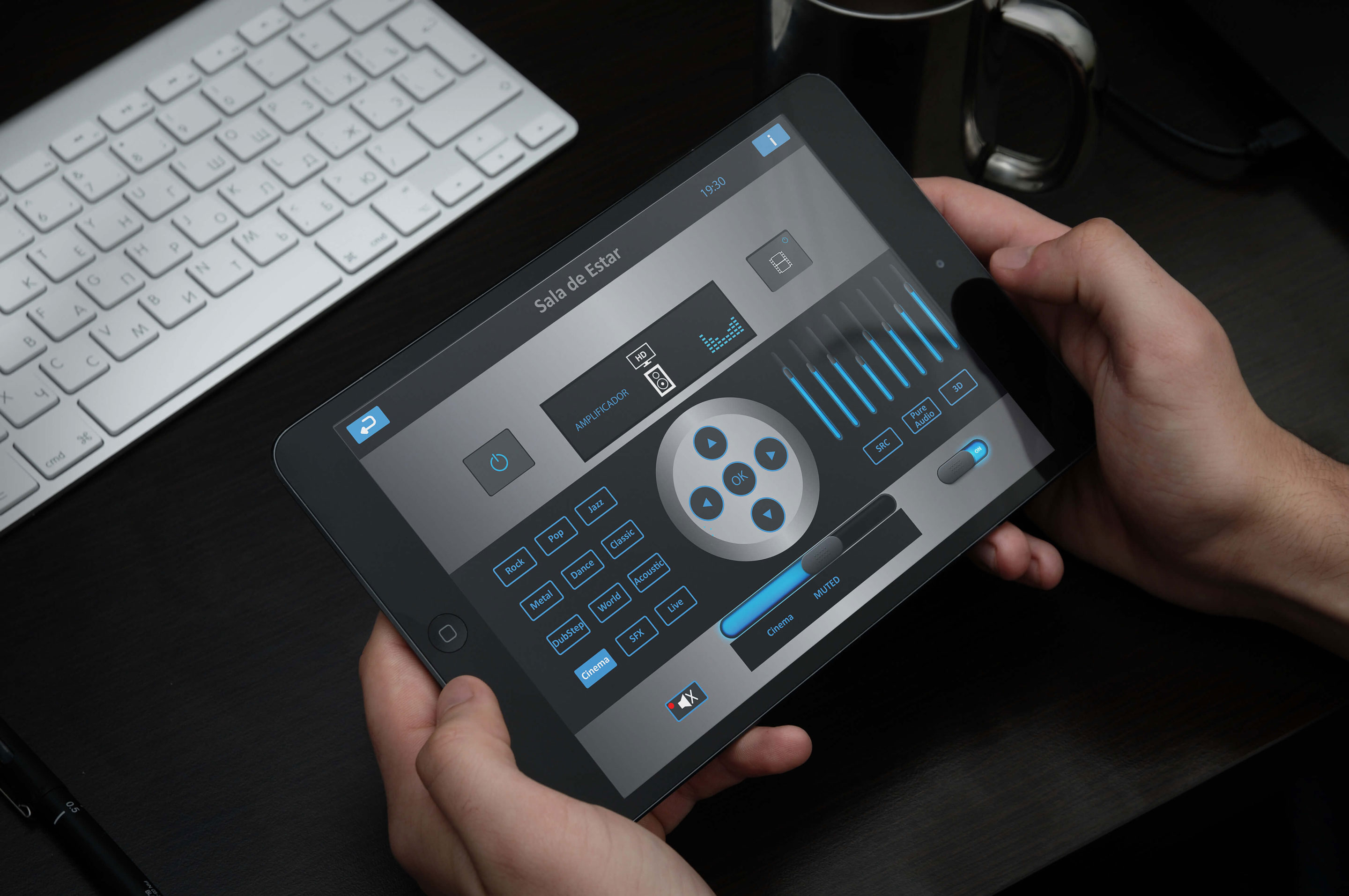 Domotics interface in iPad